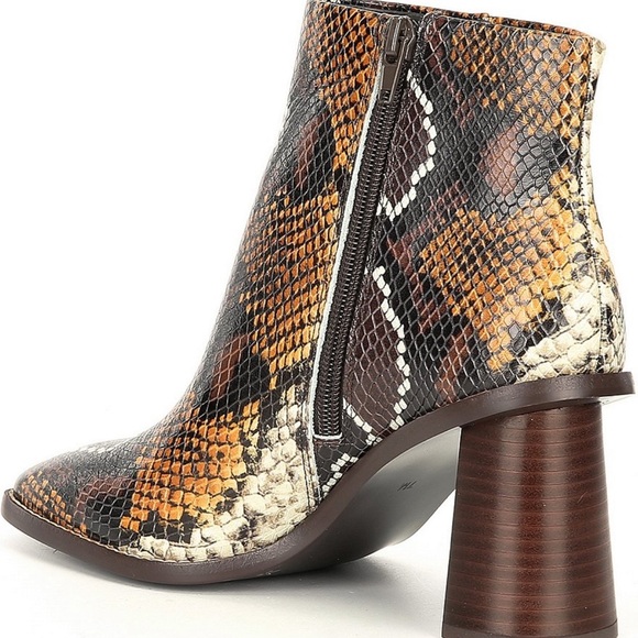 NWOB Gibson & Latimer Vina Snake Embossed Booties - Picture 4 of 12